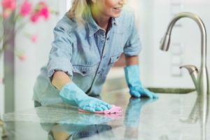 What can I use to disinfect countertops?