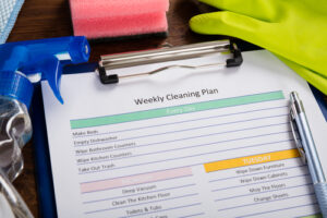 What is a good house cleaning schedule