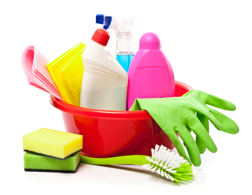 What cleaning supplies do you need when you're moving out