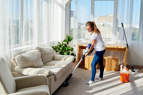 How often should you clean the living room